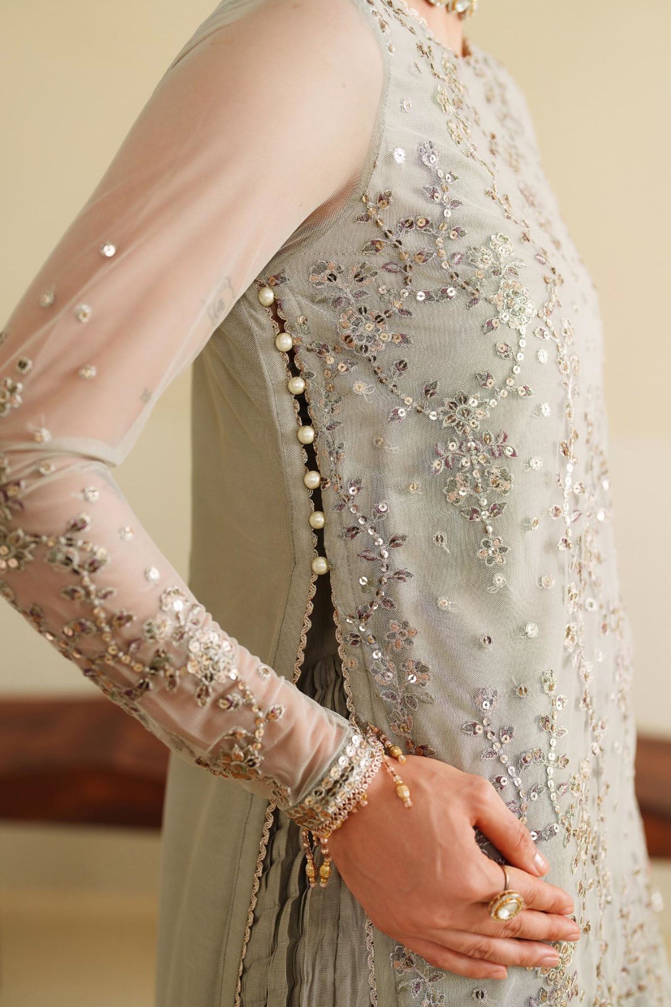 Roohi By Zarif Unstitched 3 Piece Formal Edit Collection'2025-ZRF-RFE-06-MILAAN