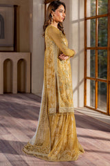 Iris By Zarif Unstitched 3 Piece Formals Collection'2024-ZRI-03-Marigold