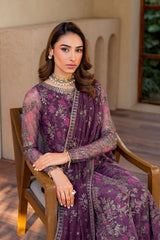 Iris By Zarif Unstitched 3 Piece Formals Collection'2024-ZRI-04-Salvia