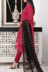 Zarka by Tawakkal Semi Stitched 3 Piece Emb Lawn Suit-ZT-9126
