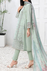Zarka by Tawakkal Semi Stitched 3 Piece Emb Lawn Suit-ZT-9125