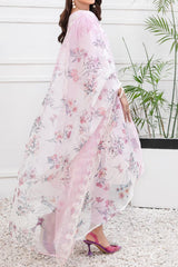 Zarka by Tawakkal Semi Stitched 3 Piece Emb Lawn Suit-ZT-9124