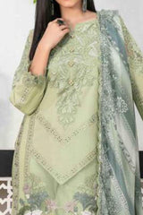Zarka by Tawakkal Semi Stitched 3 Piece Emb Lawn Suit-ZT-9133