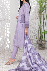 Zarka by Tawakkal Semi Stitched 3 Piece Emb Lawn Suit-ZT-9130