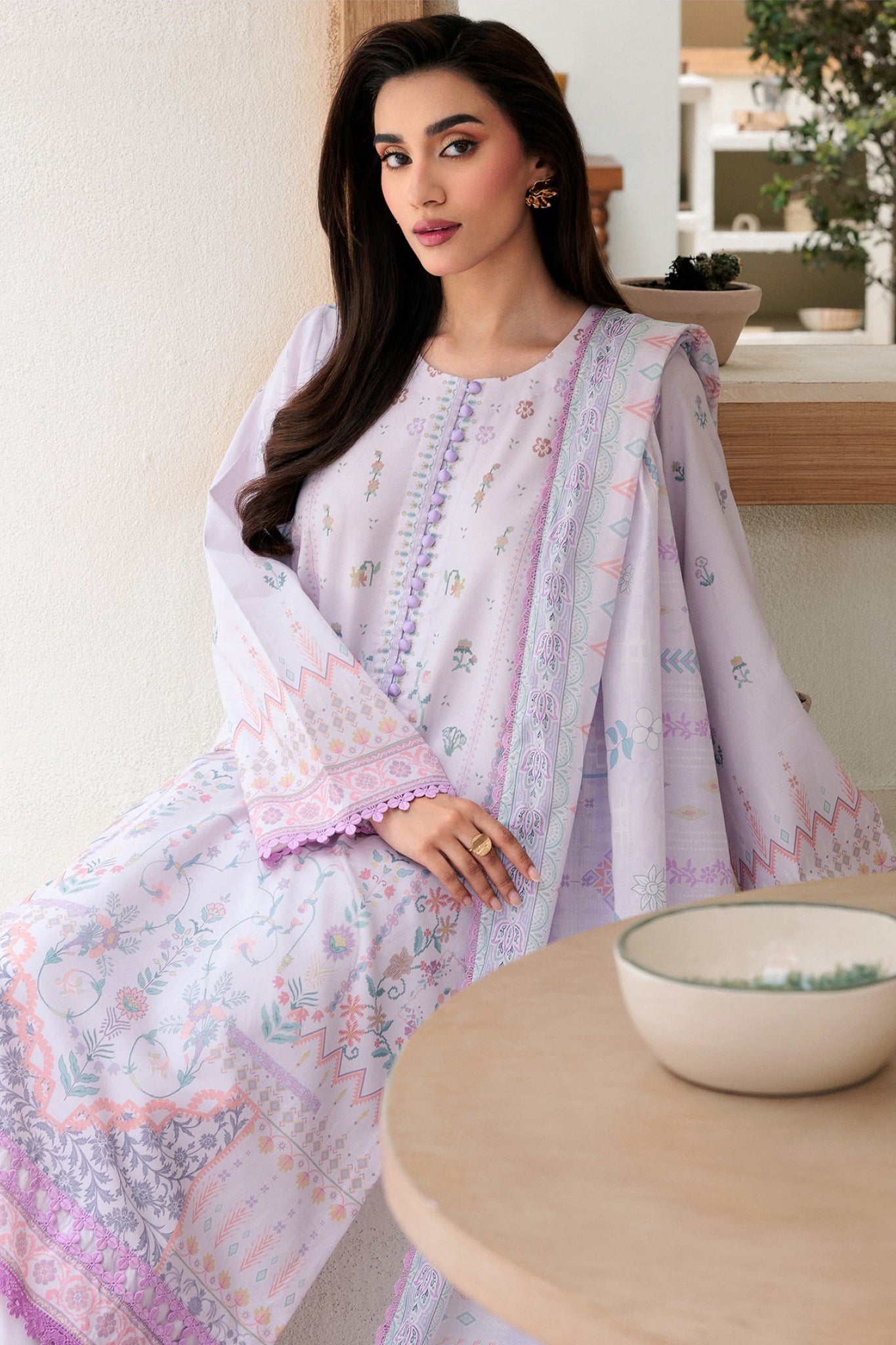 Zync By Florent Unstitched 3 Piece Daily Wear Collection'2025-ZYNC-FL-03-A