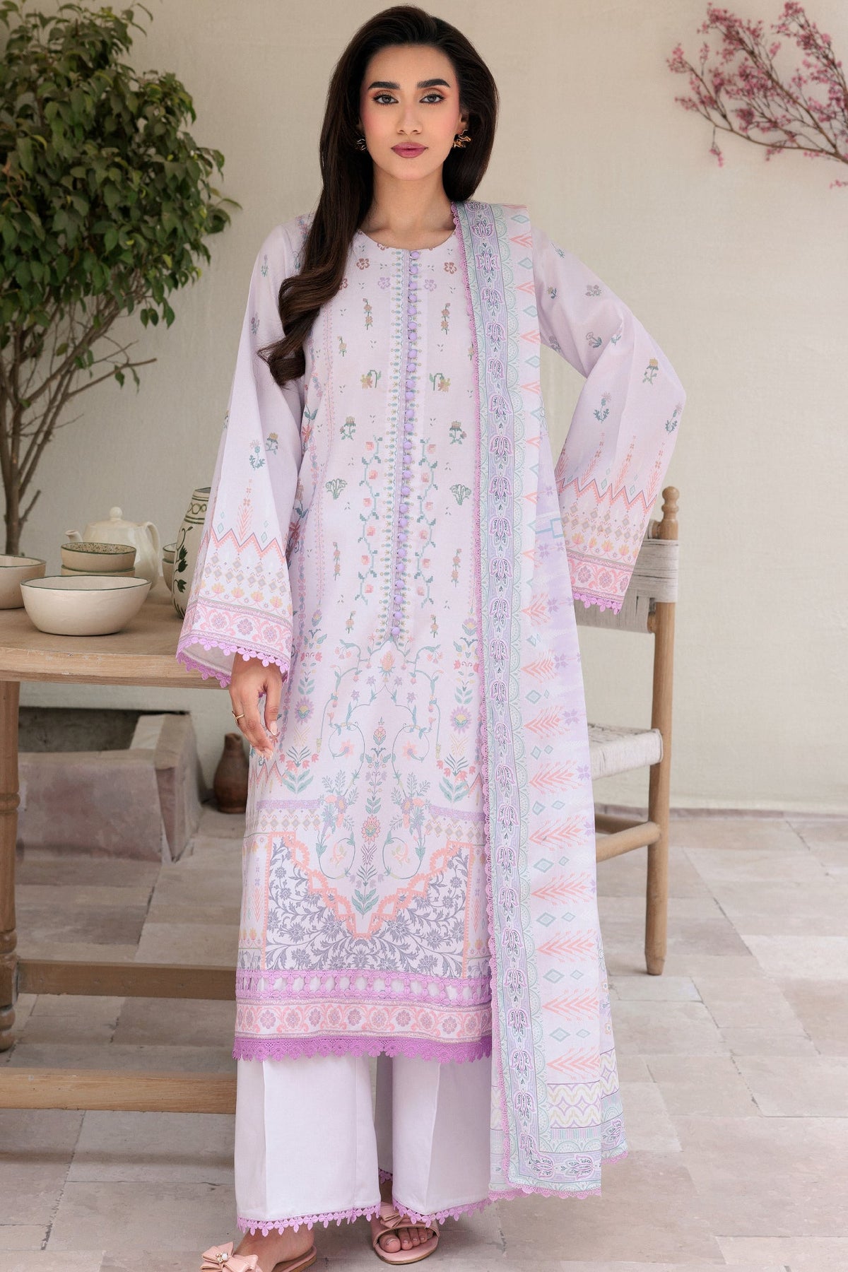 Zync By Florent Unstitched 3 Piece Daily Wear Collection'2025-ZYNC-FL-03-A
