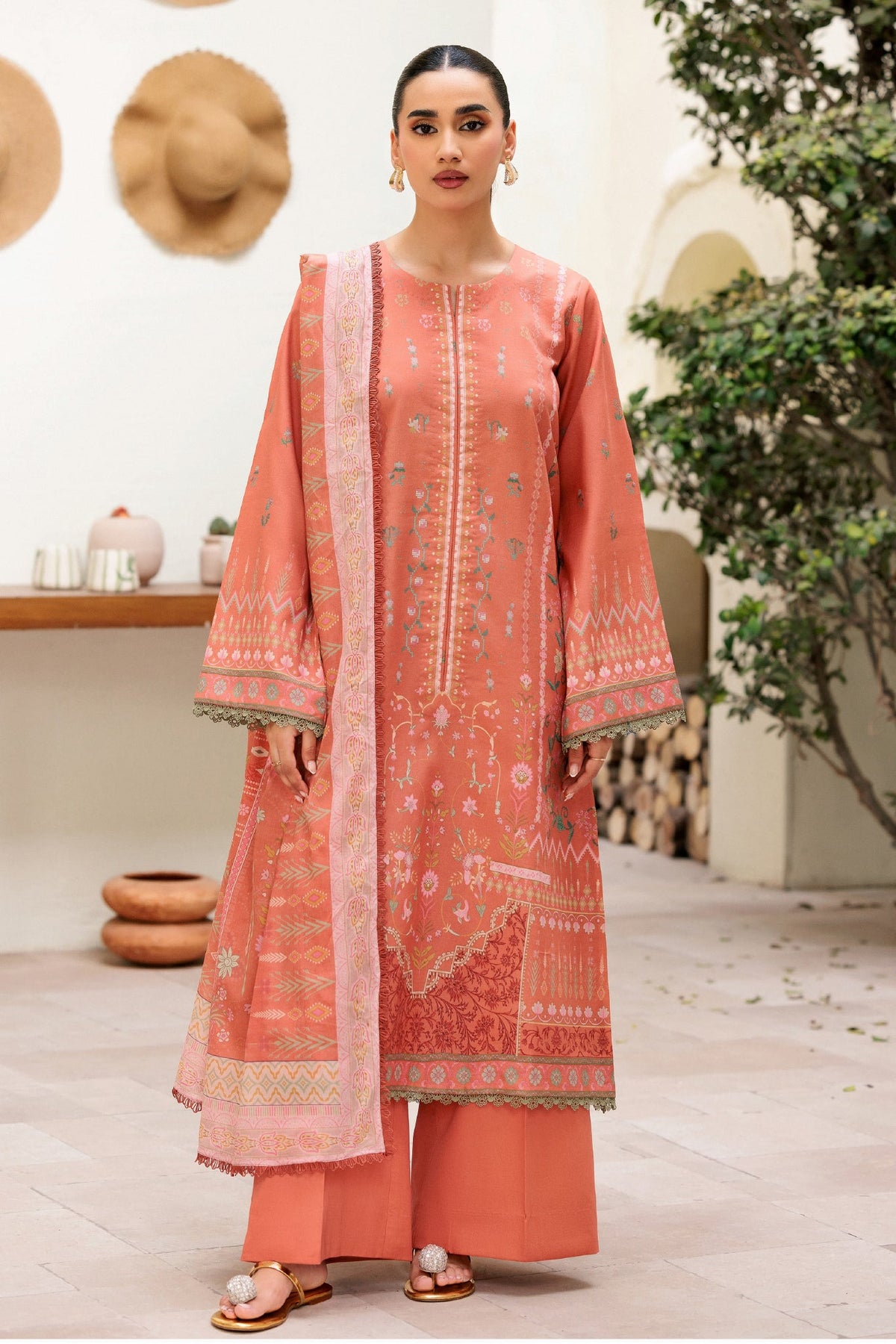 Zync By Florent Unstitched 3 Piece Daily Wear Collection'2025-ZYNC-FL-03-B