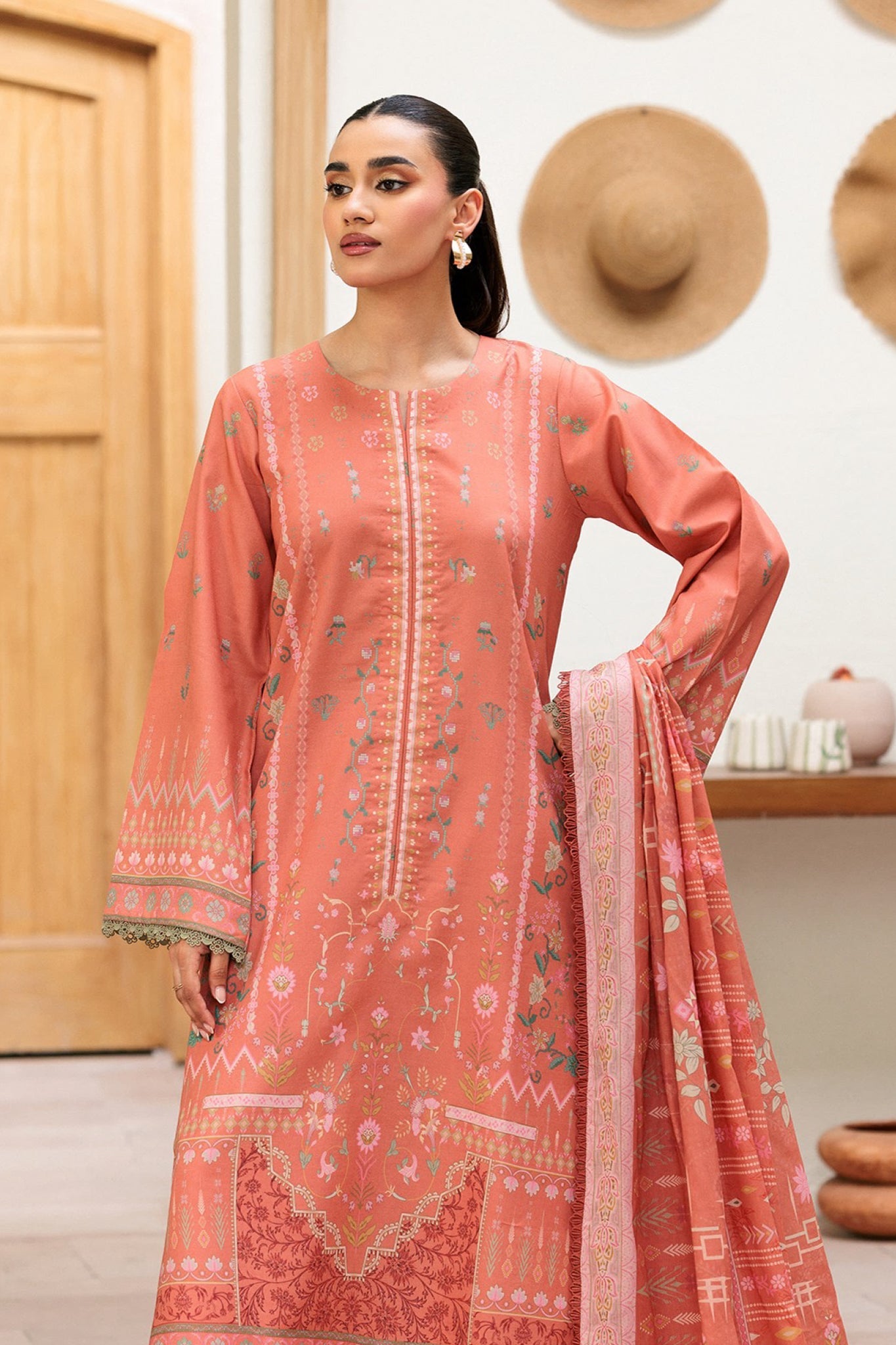 Zync By Florent Unstitched 3 Piece Daily Wear Collection'2025-ZYNC-FL-03-B