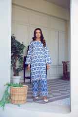 Qurb Stitched 2 Piece Summer Collection'2025-Zambak