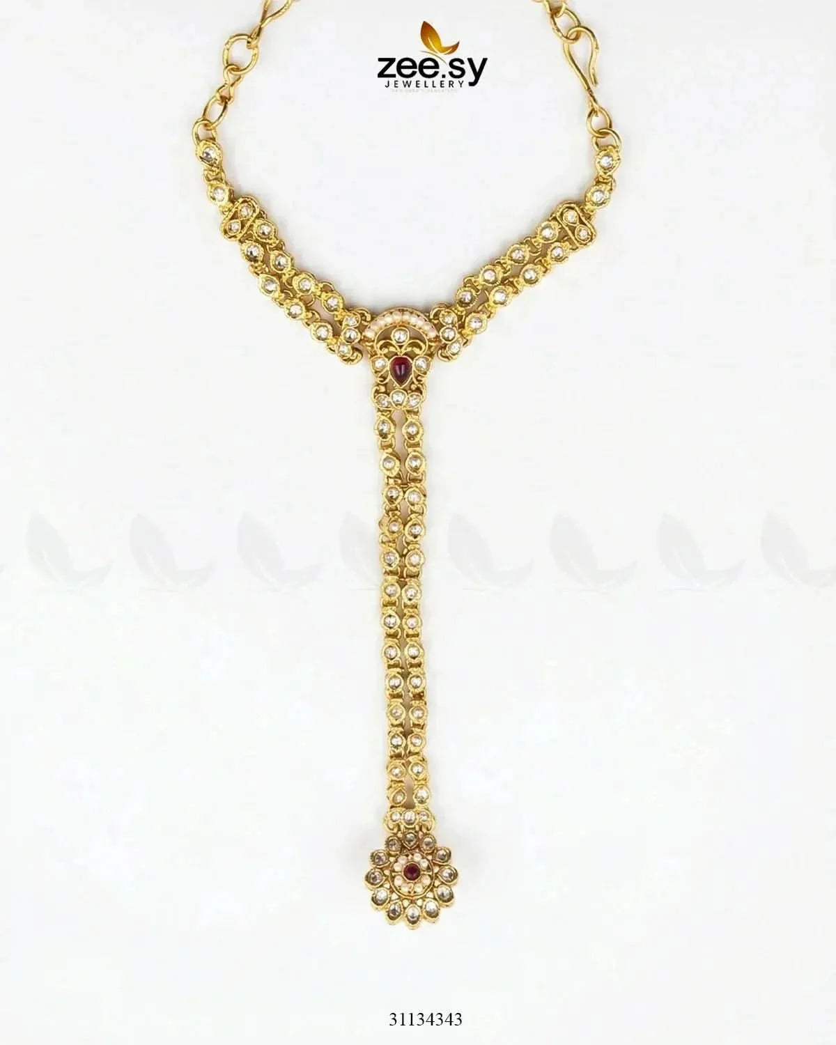 Zarmina Floral Kundan Anja Bracelet