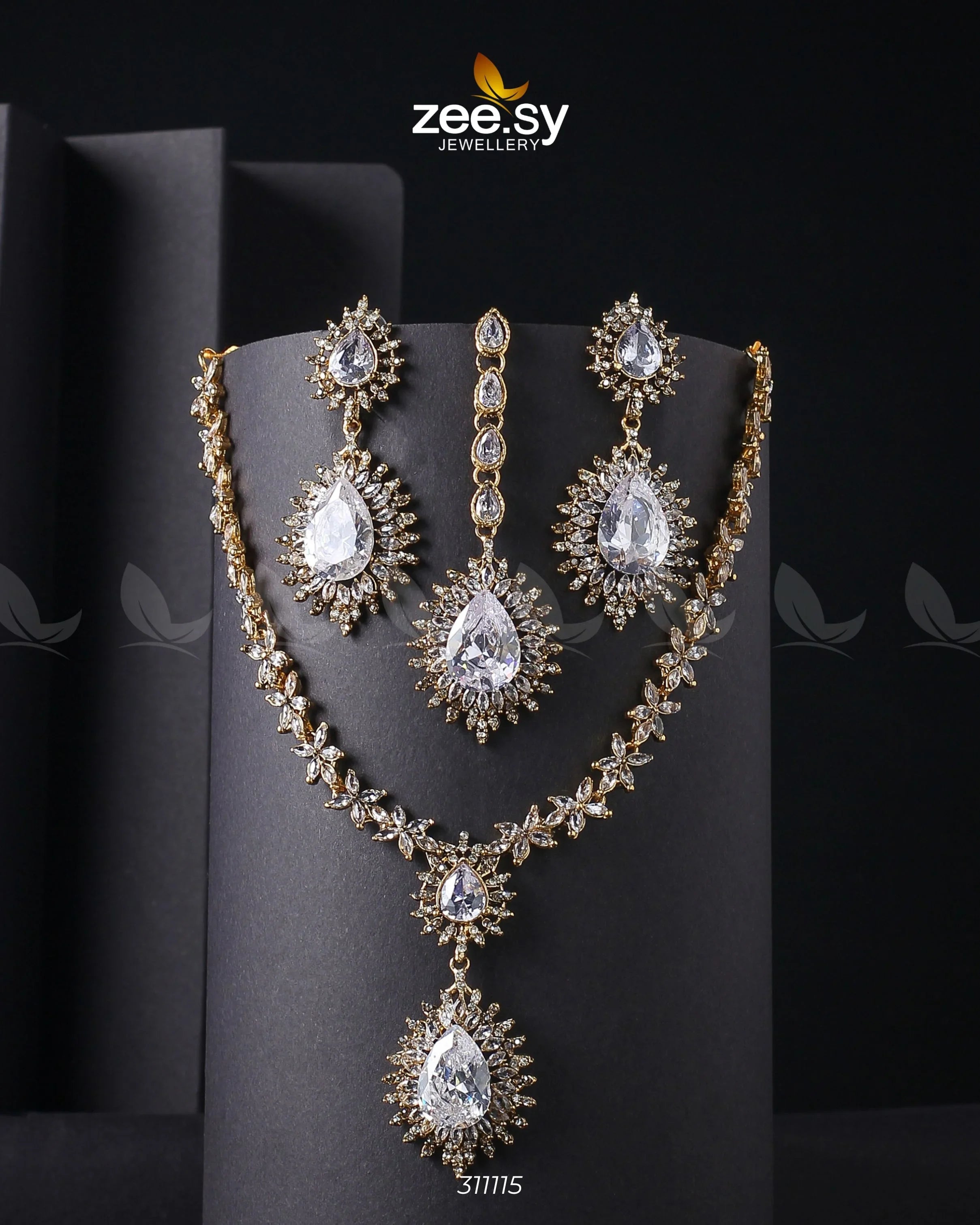 Zilla Necklace White - Zeesy Jewellery