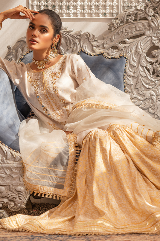 Zaaviay Stitched Eid Collection 2022  Zuri (Three Piece)