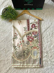 Mashrib Shawl Collection'2025-Celeste Herringbone Shawl