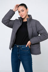 Winter Women Core By Suitsu Stitched Western Suit-LunaWarm Puffer