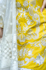 Panache Apparel Stitched Kurta Collection-Sunehri Dananeer
