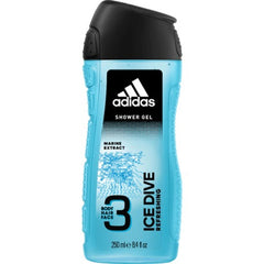 Adidas Men 3In1 Ice Dive Shower Gel 250Ml