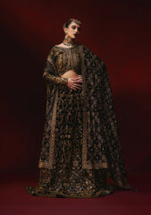 Dastoor By Aik Atelier Unstitched 3 Piece Luxury Velvet Suit-LOOK 01