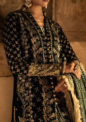 Dastoor By Aik Atelier Unstitched 3 Piece Luxury Velvet Suit-LOOK 02