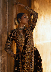 Dastoor By Aik Atelier Unstitched 3 Piece Luxury Velvet Suit-LOOK 04
