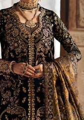 Dastoor By Aik Atelier Unstitched 3 Piece Luxury Velvet Suit-LOOK 08