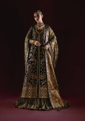 Dastoor By Aik Atelier Unstitched 3 Piece Luxury Velvet Suit-LOOK 08