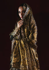 Dastoor By Aik Atelier Unstitched 3 Piece Luxury Velvet Suit-LOOK 08