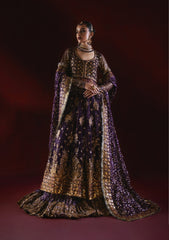 Dastoor By Aik Atelier Unstitched 3 Piece Luxury Velvet Suit-LOOK 10
