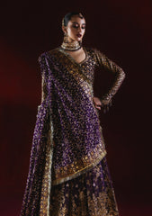 Dastoor By Aik Atelier Unstitched 3 Piece Luxury Velvet Suit-LOOK 10