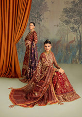 Lady Aik By Aik Atelier Unstitched 3 Piece Formals Vol-01 Suit-LOOK 01