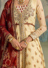 Lady Aik By Aik Atelier Unstitched 3 Piece Formals Vol-01 Suit-LOOK 03