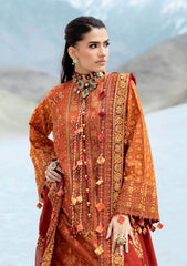 Aik Atelier Unstitched 3 Piece Lawn Vol-01 Suit-LOOK 07