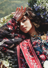 Aik Atelier Unstitched 3 Piece Lawn Vol-01 Suit-LOOK 01