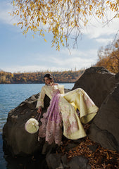 Aik Atelier Unstitched 3 Piece Lawn Vol-01 Suit-LOOK 03