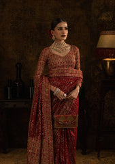 Aik Atelier Unstitched 3 Piece Formals Sari Edit Suit-LOOK 01