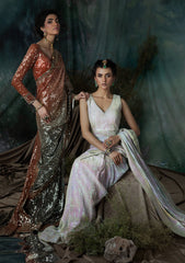 Aik Atelier Unstitched 3 Piece Luxury Formals Sari Edit Suit-A2401