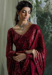 Aik Atelier Unstitched 3 Piece Formals Sari Edit Vol-01 Suit-LOOK 03