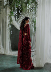 Aik Atelier Unstitched 3 Piece Formals Sari Edit Vol-01 Suit-LOOK 03