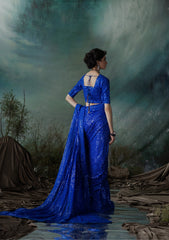 Aik Atelier Unstitched 3 Piece Luxury Formals Sari Edit Suit-A2405