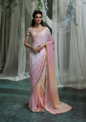 Aik Atelier Unstitched 3 Piece Formals Sari Edit Vol-01 Suit-LOOK 07