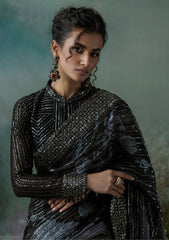 Aik Atelier Unstitched 3 Piece Formals Sari Edit Vol-01 Suit-LOOK 08