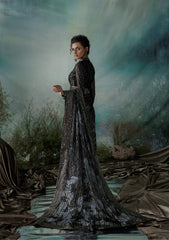 Aik Atelier Unstitched 3 Piece Formals Sari Edit Vol-01 Suit-LOOK 08