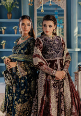Udaipur By Aik Atelier Unstitched 3 Piece Luxury Velvet Formals Suit-LOOK 03