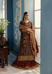 Udaipur By Aik Atelier Unstitched 3 Piece Luxury Velvet Formals Suit-LOOK 05