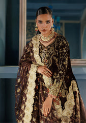 Udaipur By Aik Atelier Unstitched 3 Piece Luxury Velvet Formals Suit-LOOK 06