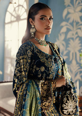 Udaipur By Aik Atelier Unstitched 3 Piece Luxury Velvet Formals Suit-LOOK 08