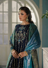 Udaipur By Aik Atelier Unstitched 3 Piece Luxury Velvet Formals Suit-LOOK 10