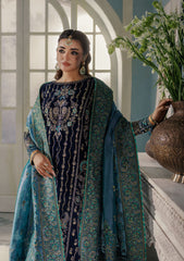 Udaipur By Aik Atelier Unstitched 3 Piece Luxury Velvet Formals Suit-LOOK 10
