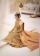 Aik Atelier Unstitched 3 Piece Wedding Festive Vol-02 Suit-LOOK 02