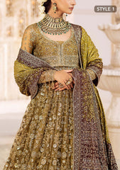Aik Atelier Unstitched 3 Piece Wedding Festive Vol-02 Suit-LOOK 04
