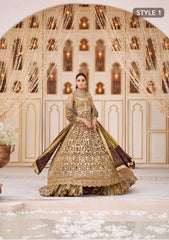 Aik Atelier Unstitched 3 Piece Wedding Festive Vol-02 Suit-LOOK 04